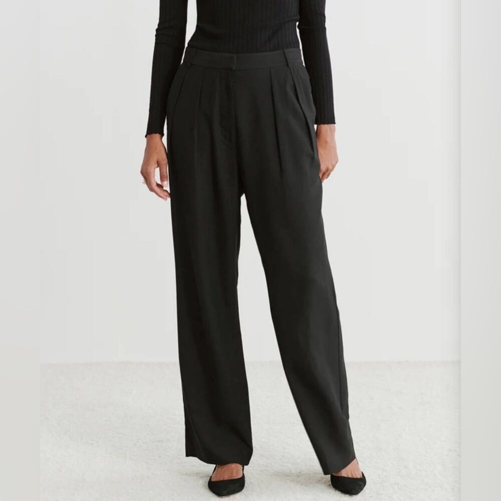 NWT Jenni Kayne Jones Trousers in Size 6 double pleated with a 31 inch inseam